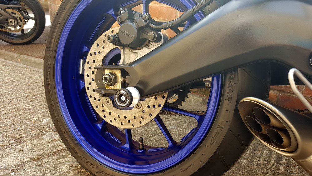 thumbnail image 2 of JAYBEEBIKERBITS Paddock Stand Bobbins For Yamaha MT10 SP (2017-2025) - Black 2 of 5