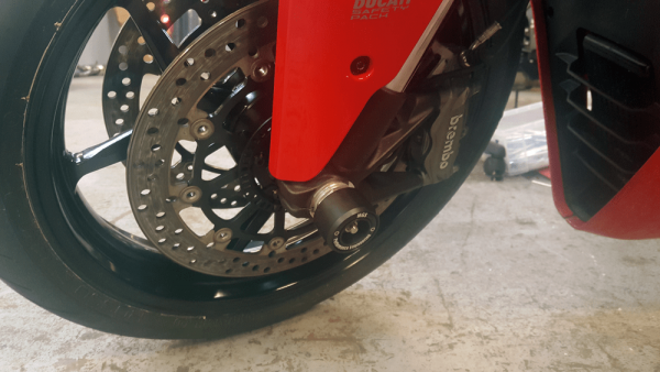 MGS Performance Engineering - Motorcycle Fork spindle Protectors