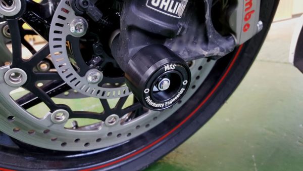 MGS Performance Engineering - Motorcycle Fork Spindle Protectors