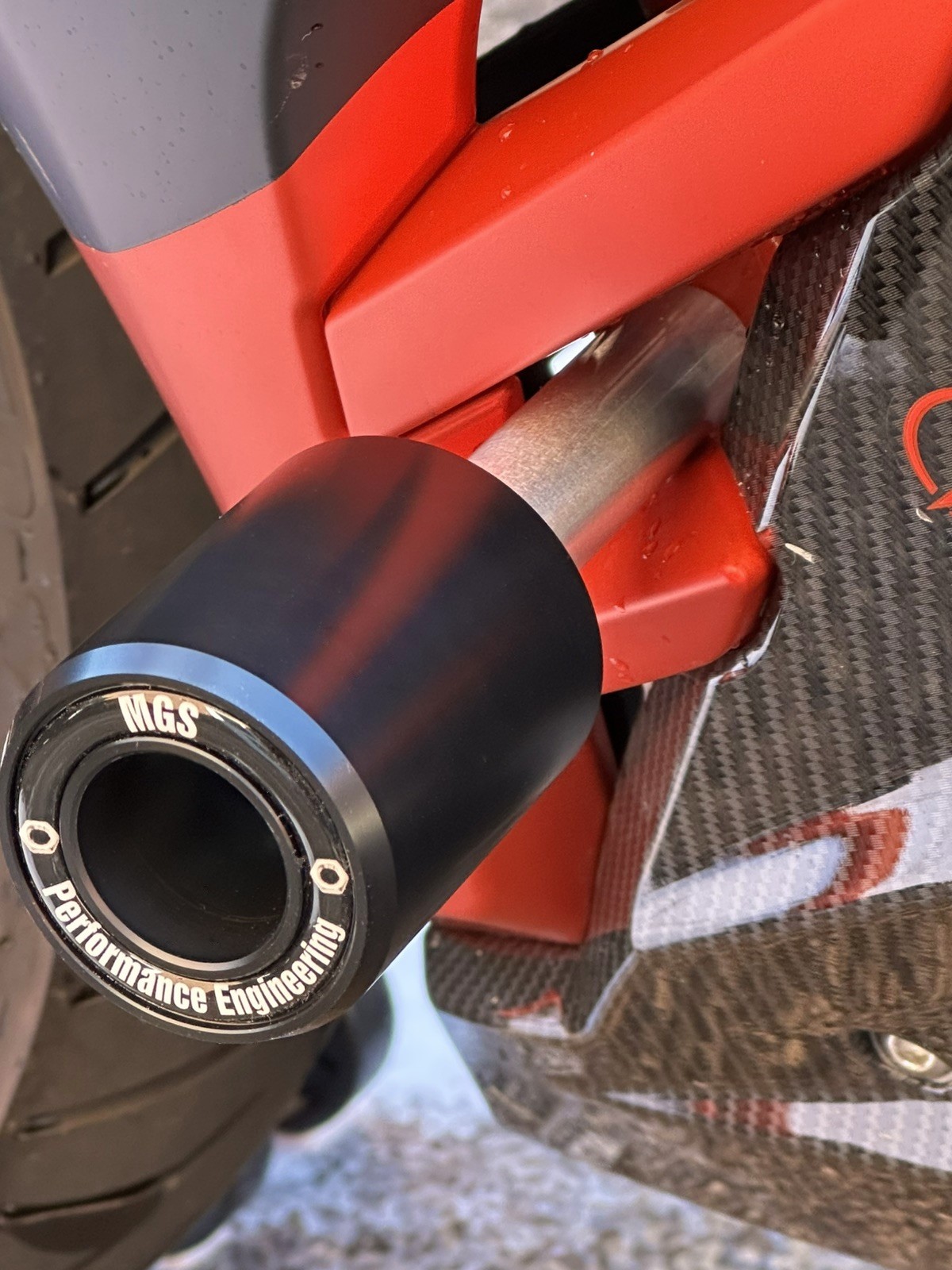 Lexmoto LXR 125 2021 - 2026 Crash Bobbins 6 MGS Performance Engineering Motorcycle Crash Protection